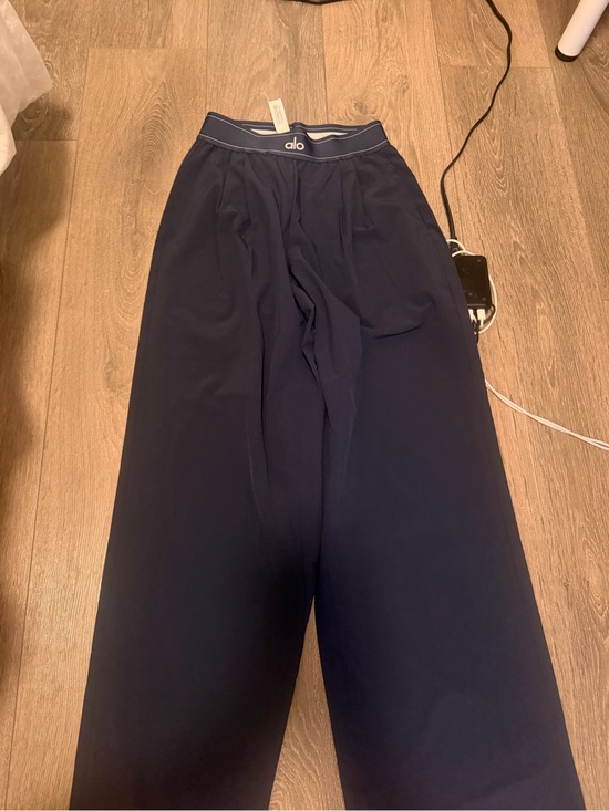 ALO Yoga Pants - Alo Navy Trousers Women
